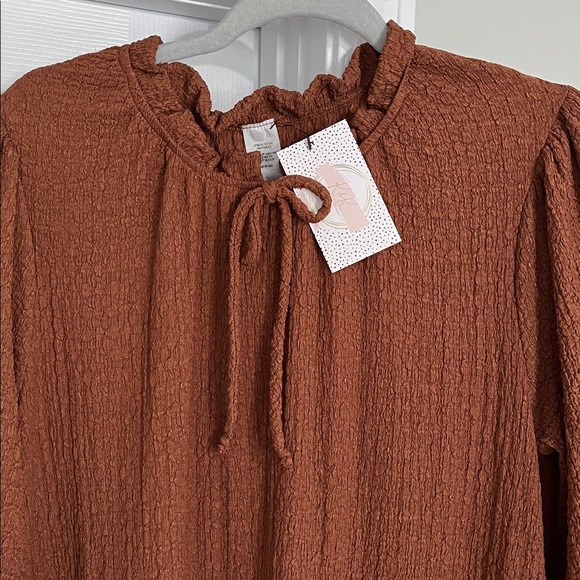 Rust Color Dress - Picture 2 of 4